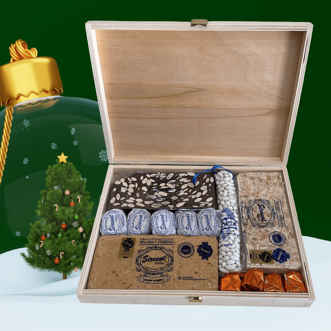 Lote caja de madera