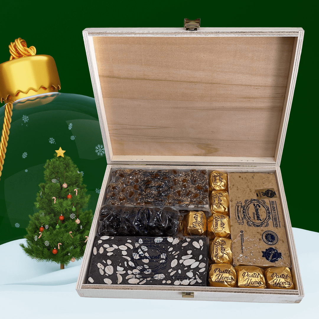 Lote en caja de madera